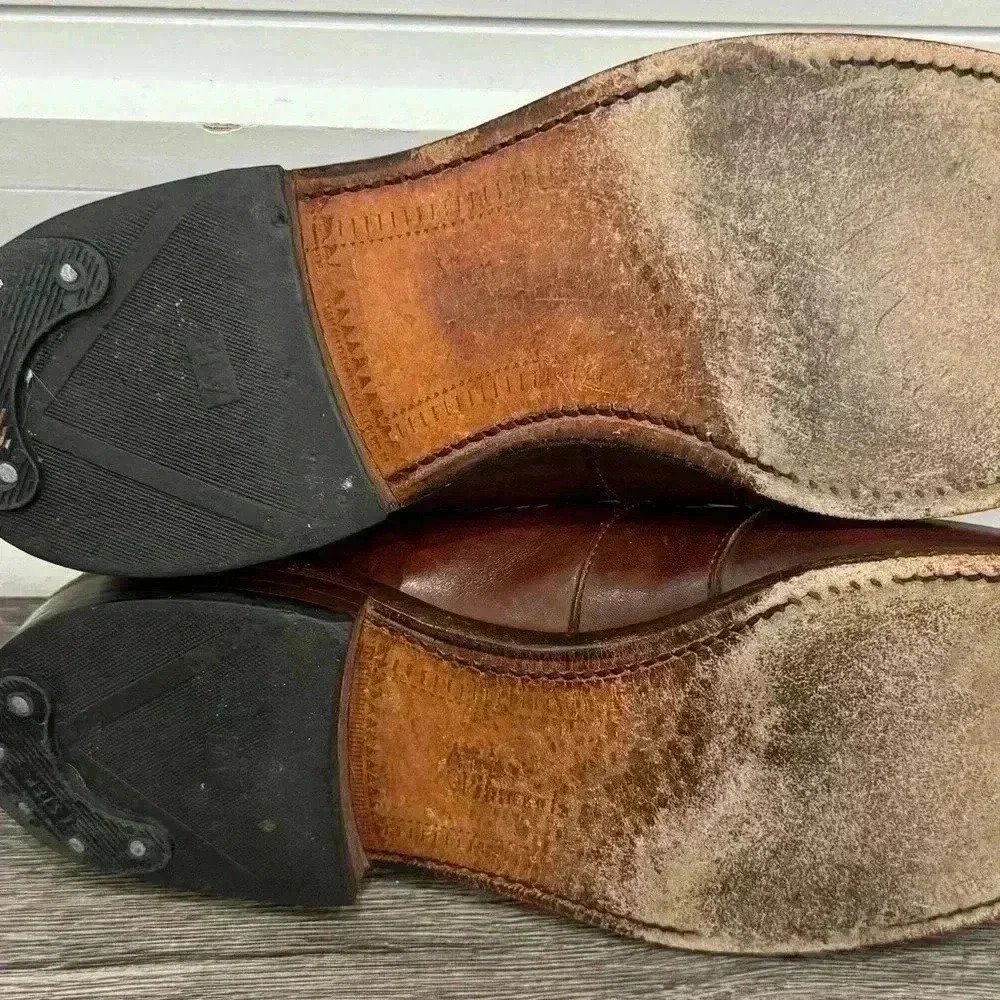 Allen Edmonds Men's Cody Tassel Loafer Size 11 D Brown Leather Slip On Shoe - Picture 5 of 7